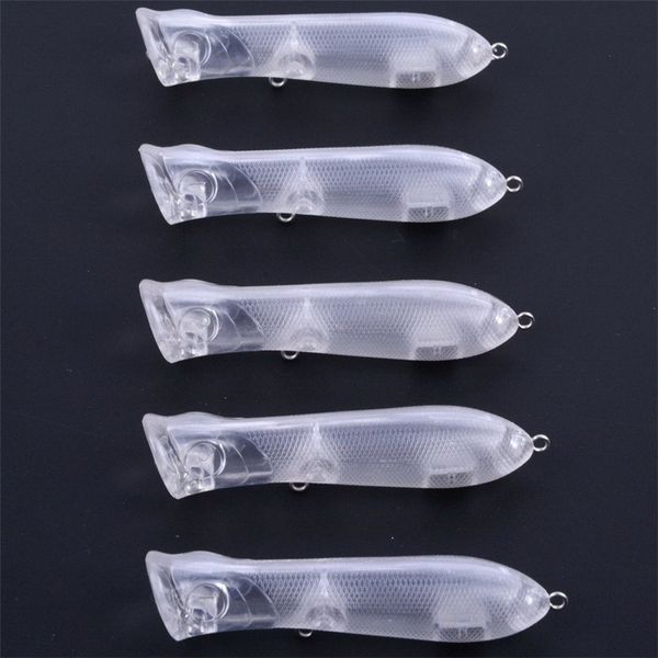unpainted plastic fishing lure popper bait 8.2cm 10g floating diving bass swimbaits diy color baits accessories
unpainted plastic fishing lure popper bait 8.2cm 10g floating diving bass swimbaits diy color baits accessories