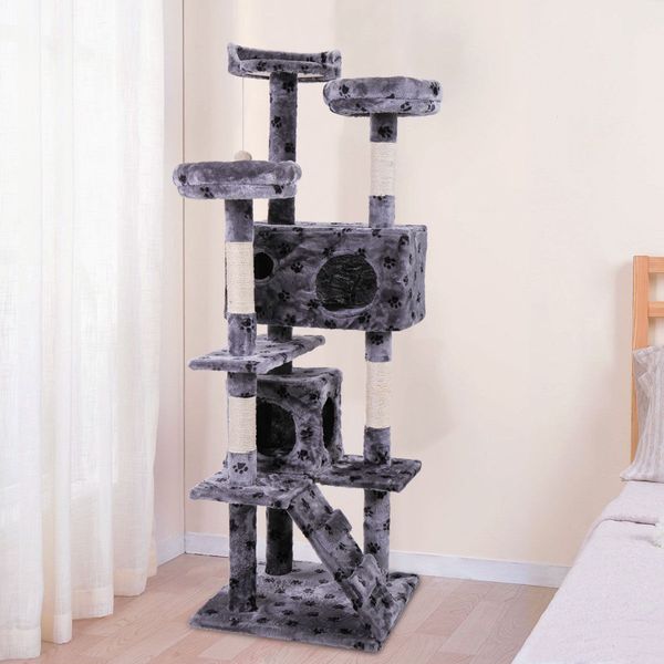 Кошка Дерево Башня Кондо Мебель Царапина Котенок Домашнее Животное Дом Играть Се
Кошка Дерево Башня Кондо Мебель Царапина Котенок Домашнее Животное Дом Играть Се