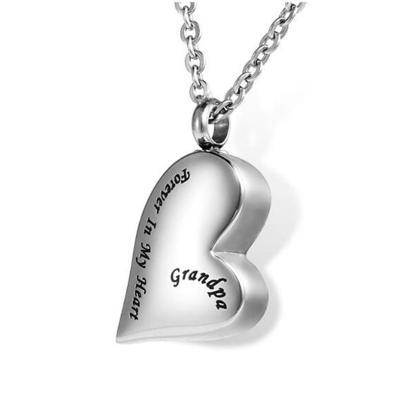 wholesale memorial relatives bones hair grandpa inclined heart-shaped urn necklace can open the perfume bottle funeral cremation jewelry, Silver
wholesale memorial relatives bones hair grandpa inclined heart-shaped urn necklace can open the perfume bottle funeral cremation jewelry, Silver
