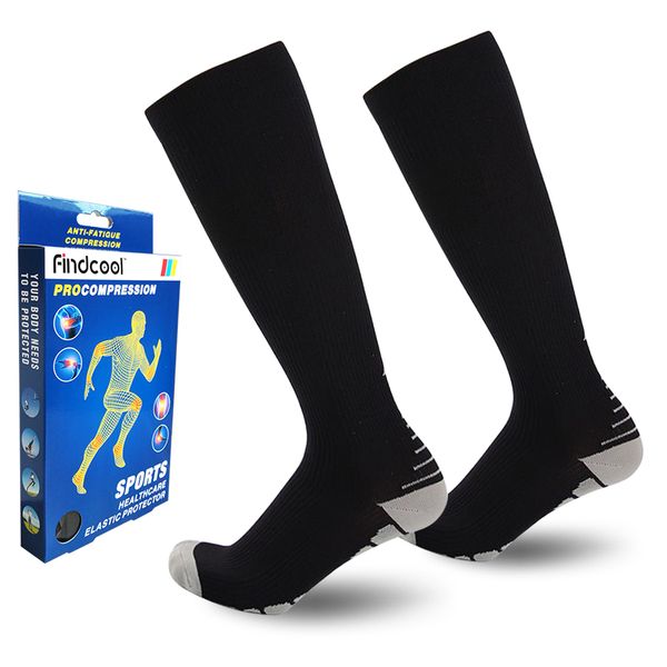 findcool knee-high running socks for men sport compression socks breathable leg support in trainning & exercise, Black
findcool knee-high running socks for men sport compression socks breathable leg support in trainning & exercise, Black
