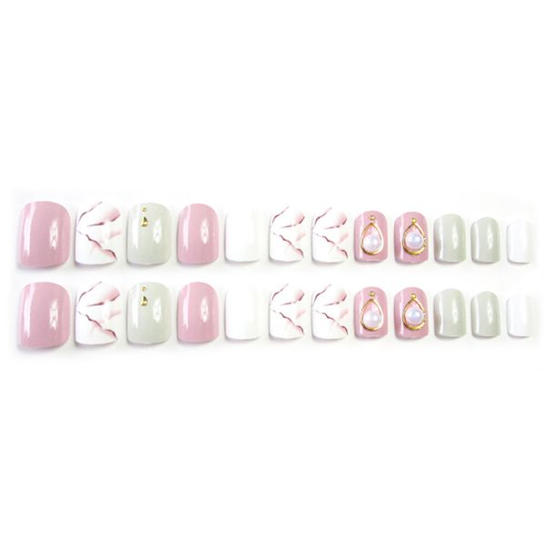 24pcs nail tip artificial false acrylic design fake french full nails art s11, Red;gold
24pcs nail tip artificial false acrylic design fake french full nails art s11, Red;gold