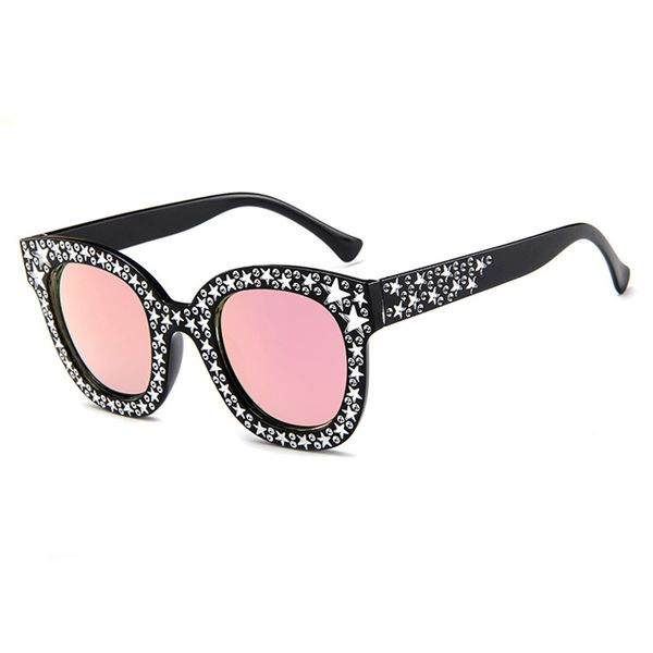 sunglasses for women vintage spectacles oculos feminino lentes de sol mujer new 2018 fashion imitate diamond shining star gafas, White;black
sunglasses for women vintage spectacles oculos feminino lentes de sol mujer new 2018 fashion imitate diamond shining star gafas, White;black