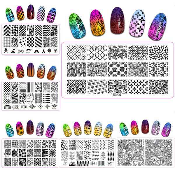 1pc new stamping nail art kit abstract flower desgisn template image plate 6*12cm stencil tools for nail beauty salon qxe(1-20, White
1pc new stamping nail art kit abstract flower desgisn template image plate 6*12cm stencil tools for nail beauty salon qxe(1-20, White