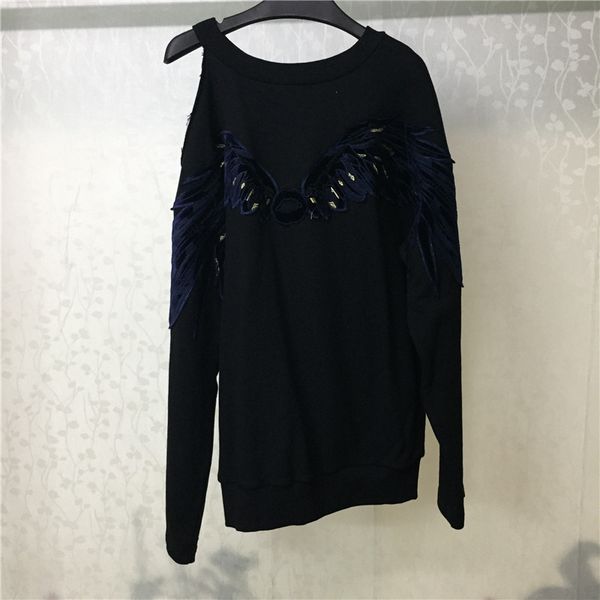 off shoulder hoodies for women long sleeve o-neck cotton lady pullovers 2018 new women hoodies, Black
off shoulder hoodies for women long sleeve o-neck cotton lady pullovers 2018 new women hoodies, Black