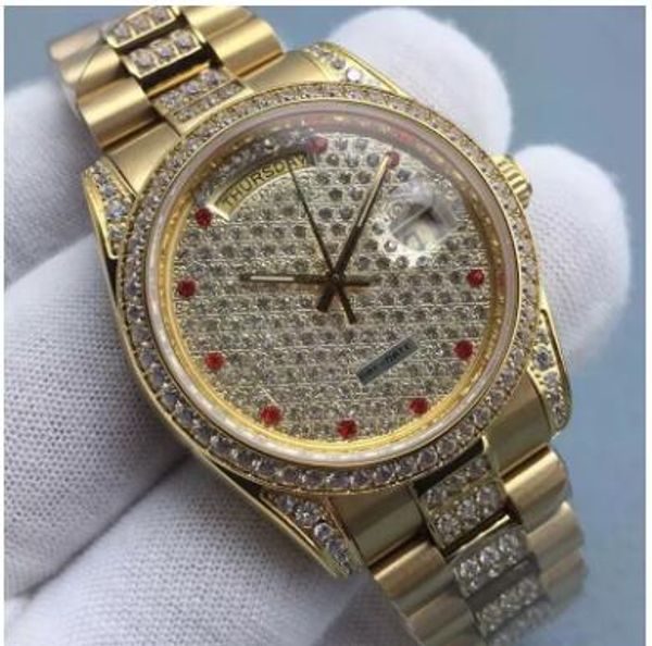 New diamond gold men watch watche teel diamond dial a men women ladie automatic iced out day date couple wri twatche
New diamond gold men watch watche teel diamond dial a men women ladie automatic iced out day date couple wri twatche