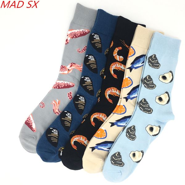 5 pair/lot men colorful dress socks funny style combed cotton happy socks novel sea pattern casual crew, Black
5 pair/lot men colorful dress socks funny style combed cotton happy socks novel sea pattern casual crew, Black