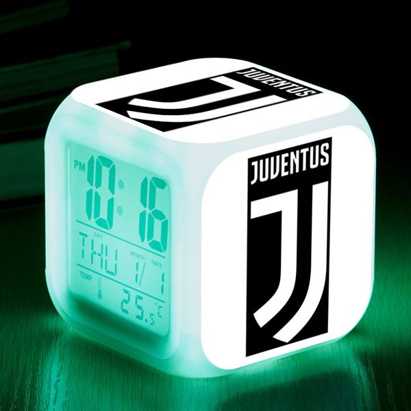 Italy Football Club Waker Up Light LED Alarm Clock Kids Toys reloj despertador infantil 7 Color Flash Watch Clocks Desk lamps
Italy Football Club Waker Up Light LED Alarm Clock Kids Toys reloj despertador infantil 7 Color Flash Watch Clocks Desk lamps