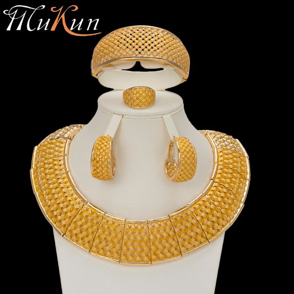 mukun fashion african beads jewelry sets for women wedding vintage dubai gold jewellery sets luxury italian jewelry designers, Silver
mukun fashion african beads jewelry sets for women wedding vintage dubai gold jewellery sets luxury italian jewelry designers, Silver