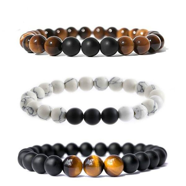 new design 8mm natural stone beaded men women bracelet tiger eyes boho yoga elastic bracelets hombre drop shipping jewelry, Black
new design 8mm natural stone beaded men women bracelet tiger eyes boho yoga elastic bracelets hombre drop shipping jewelry, Black