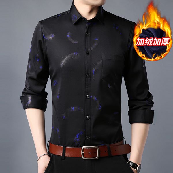 men winter warm slim shirts smart casual winter shirts new male large size thicker warm elastic size 5xl, White;black
men winter warm slim shirts smart casual winter shirts new male large size thicker warm elastic size 5xl, White;black