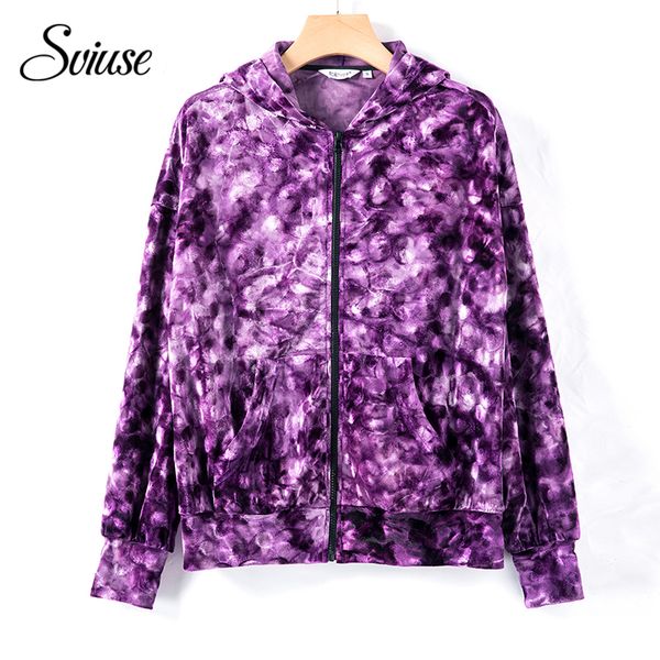 women velvet purple sweatshirts autumn long-sleeve zipper jacket hooded coat female kpop harajuku basic casual hoodies outerwear, Black