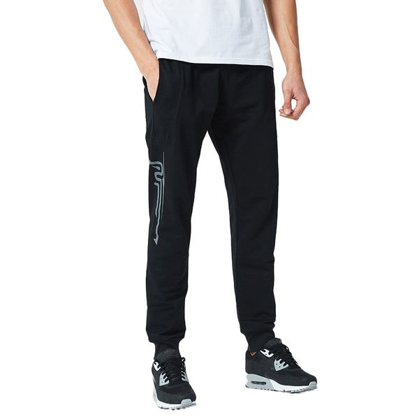 men clothes 2018 male pants loose stretch men's casual autumn cotton elastic print sports gym run jogger pants trousers, Black
men clothes 2018 male pants loose stretch men's casual autumn cotton elastic print sports gym run jogger pants trousers, Black