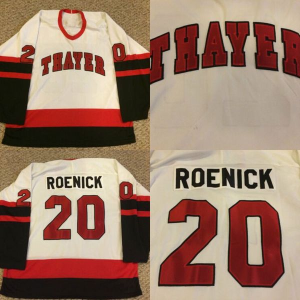 #20 Jeremy Roenick Thayer Academy High School Jersey 100% Stitched Embroidery Logos Hockey Jerseys White Free Shipping
#20 Jeremy Roenick Thayer Academy High School Jersey 100% Stitched Embroidery Logos Hockey Jerseys White Free Shipping