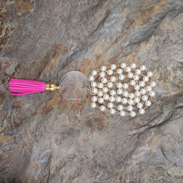 tassel pe wholesale vinyl blank necklace 3cm acrylic disc pendant faux pearl sweater chain, Silver
tassel pe wholesale vinyl blank necklace 3cm acrylic disc pendant faux pearl sweater chain, Silver
