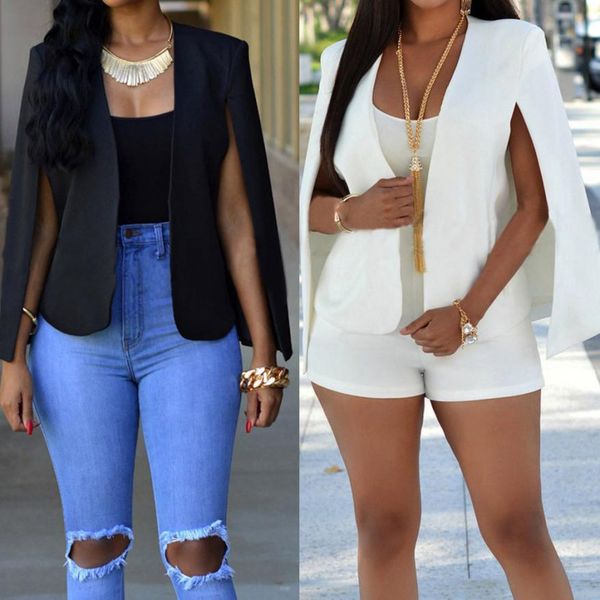 kancoold coats blazers women loose short cloak blazer coat cape cardigan outwear trench coats and jackets women 2018jul27, White;black
kancoold coats blazers women loose short cloak blazer coat cape cardigan outwear trench coats and jackets women 2018jul27, White;black