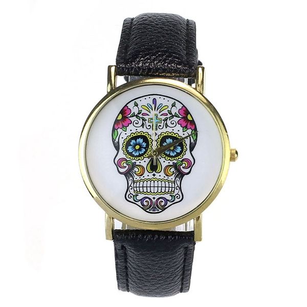 woman watch 2018 fashion punk skull men dress quartz wristwatches leather rivets bracelet watches women crystal casual montre, Slivery;brown
woman watch 2018 fashion punk skull men dress quartz wristwatches leather rivets bracelet watches women crystal casual montre, Slivery;brown