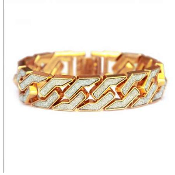 karopel fashion bling bling men hip hop bracelet gold&silver curb cuban iced out chain rapper bracelet jewelry, Black
karopel fashion bling bling men hip hop bracelet gold&silver curb cuban iced out chain rapper bracelet jewelry, Black