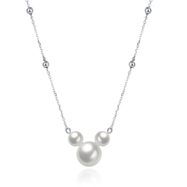 New arrival 925 sterling silver Mickey pearl pendant necklaces romantic link chain fine jewelry making for women gifts free delivery SVN055
New arrival 925 sterling silver Mickey pearl pendant necklaces romantic link chain fine jewelry making for women gifts free delivery SVN055
