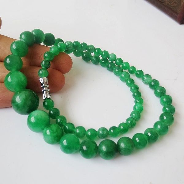 natural green cold stone round beads tower chain necklace lucky fine for women girl stone summer quality jewelry, Black
natural green cold stone round beads tower chain necklace lucky fine for women girl stone summer quality jewelry, Black