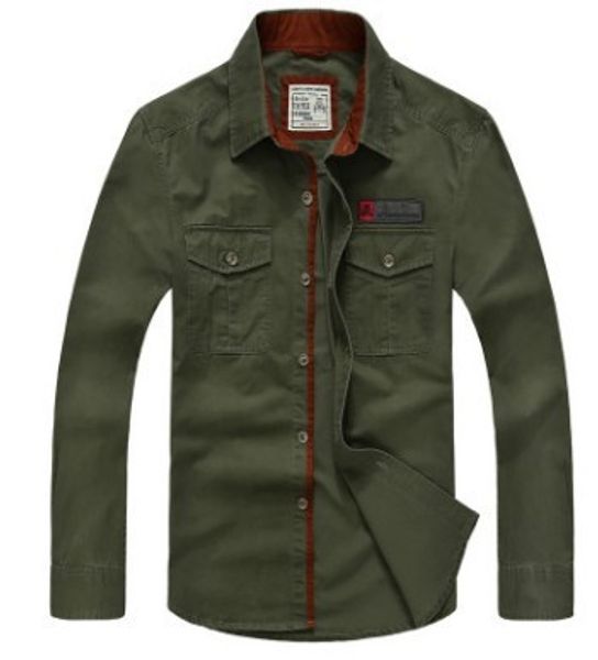 new plus size s- 5xl brand 100% cotton long sleeve denim shirts men army green militray casual camiseta masculina for men auntum 4 colors, White;black
new plus size s- 5xl brand 100% cotton long sleeve denim shirts men army green militray casual camiseta masculina for men auntum 4 colors, White;black