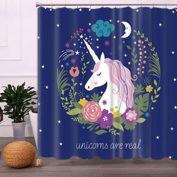 unicorns printed shower curtain with 12 hooks waterproof bathroom curtains polyester bath curtain for home decoration
unicorns printed shower curtain with 12 hooks waterproof bathroom curtains polyester bath curtain for home decoration