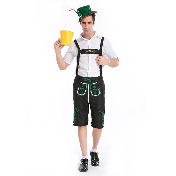 men uk peasant harvest festival costume bavarian oktoberfest lederhosen pants shorts bib overalls outfit plus size xxl, Black;red
men uk peasant harvest festival costume bavarian oktoberfest lederhosen pants shorts bib overalls outfit plus size xxl, Black;red