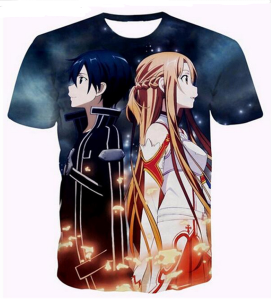 wholesale-fashion mens/womens summer style anime sword art online funny 3d print casual t-shirt dxr00136, White;black
wholesale-fashion mens/womens summer style anime sword art online funny 3d print casual t-shirt dxr00136, White;black