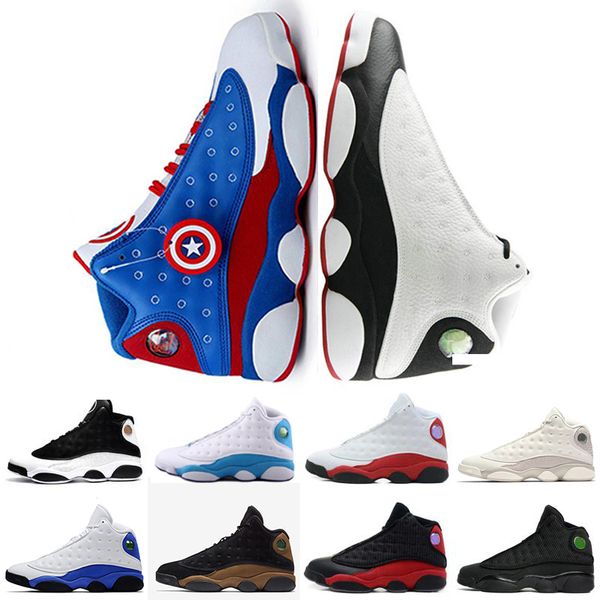 13 13s new designer basketball shoes for men bred mens shoe black cat sports shoes phantom barons athletic authentic trainer online sale, White;red
13 13s new designer basketball shoes for men bred mens shoe black cat sports shoes phantom barons athletic authentic trainer online sale, White;red