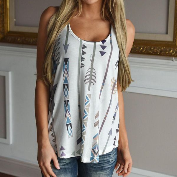 women tank fashion t shirts female printed sleeveless shirt blouse girls casual tank t-shirt vest clothes, White
women tank fashion t shirts female printed sleeveless shirt blouse girls casual tank t-shirt vest clothes, White