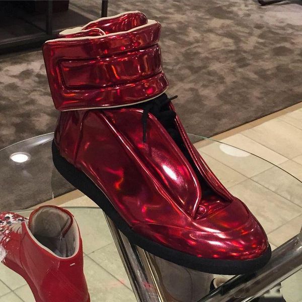 2018 новый оптовый французский дизайнер бренда New High Top Bootie Кожа Прогулка кроссовки Мужская мода повседневная обувь Мужчины Квартиры обувь ручной работы
2018 новый оптовый французский дизайнер бренда New High Top Bootie Кожа Прогулка кроссовки Мужская мода повседневная обувь Мужчины Квартиры обувь ручной работы