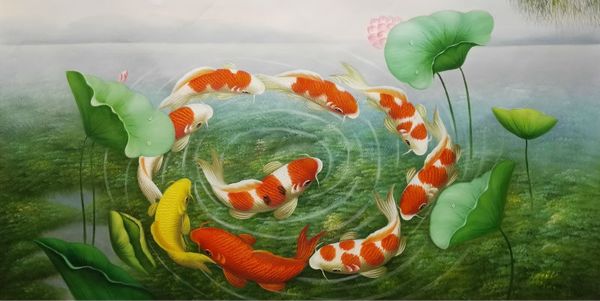ручная роспись hd art print современное животное искусство живопись маслом реалист девять рыб, для домашнего декора стен на холсте высокого
ручная роспись hd art print современное животное искусство живопись маслом реалист девять рыб, для домашнего декора стен на холсте высокого