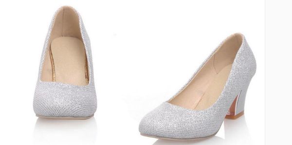 send 2018 spring new style high heel coarse heel shallow mouth round head women's shoes, Black
send 2018 spring new style high heel coarse heel shallow mouth round head women's shoes, Black