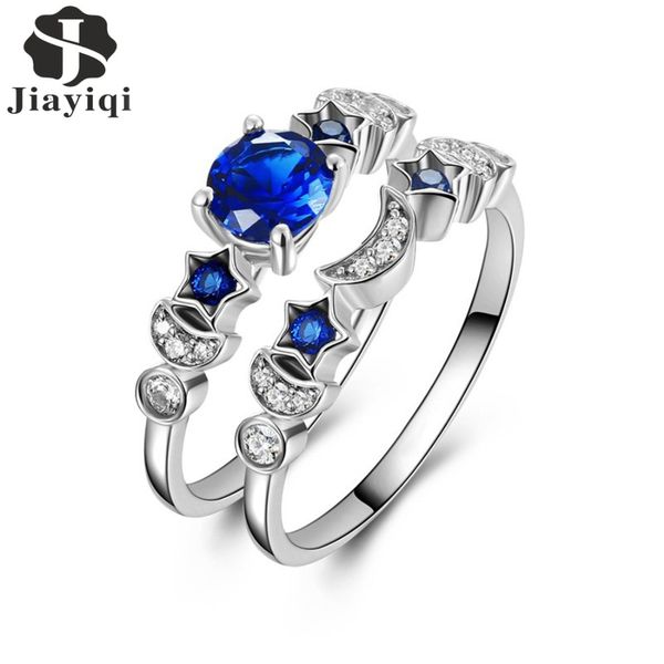 silver color luxury 2 rounds star moon fashion wedding rings set cubic zirconia jewelry for women christmas gift, Golden;silver
silver color luxury 2 rounds star moon fashion wedding rings set cubic zirconia jewelry for women christmas gift, Golden;silver