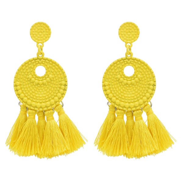 idealway6 colors vintage bohemian drop dangle earrings tassel baking varnish fringe earrings jewelry, Golden
idealway6 colors vintage bohemian drop dangle earrings tassel baking varnish fringe earrings jewelry, Golden