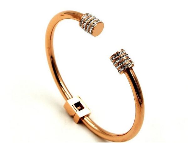 korean fashion cylindrical eight row drill nail bracelet punk wind mud drill double cylindrical titanium steel bracelet, Golden;silver
korean fashion cylindrical eight row drill nail bracelet punk wind mud drill double cylindrical titanium steel bracelet, Golden;silver