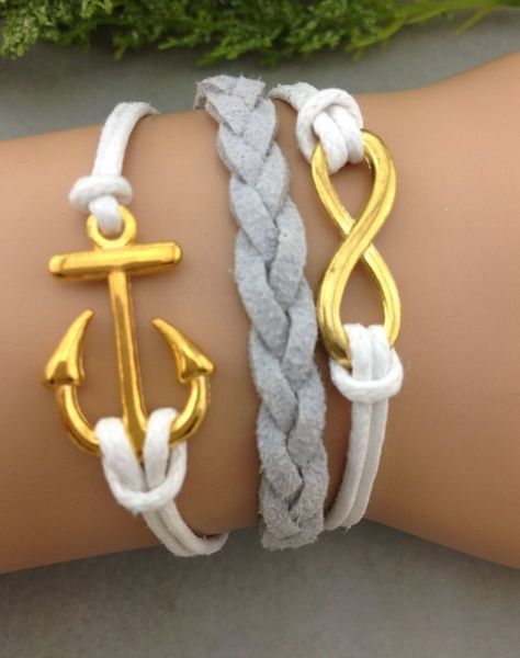 1pcs infinity handmade bracelet.metal charm,wax cord,leather bracelet fashionable jewerlly bracelet 1298, Golden;silver
1pcs infinity handmade bracelet.metal charm,wax cord,leather bracelet fashionable jewerlly bracelet 1298, Golden;silver