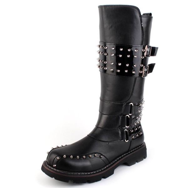 new designer cowboy motorcycle boots men punk rivets buckle round toe riding boot man pu leather leisure half boot shoes black 34cm botas
new designer cowboy motorcycle boots men punk rivets buckle round toe riding boot man pu leather leisure half boot shoes black 34cm botas