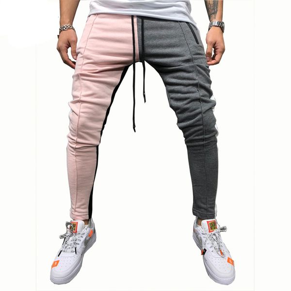 mens slim fit sweatpants drawstring striped track pants color block patchwork jogging pant sports hip hop trousers long slacks, Black
mens slim fit sweatpants drawstring striped track pants color block patchwork jogging pant sports hip hop trousers long slacks, Black