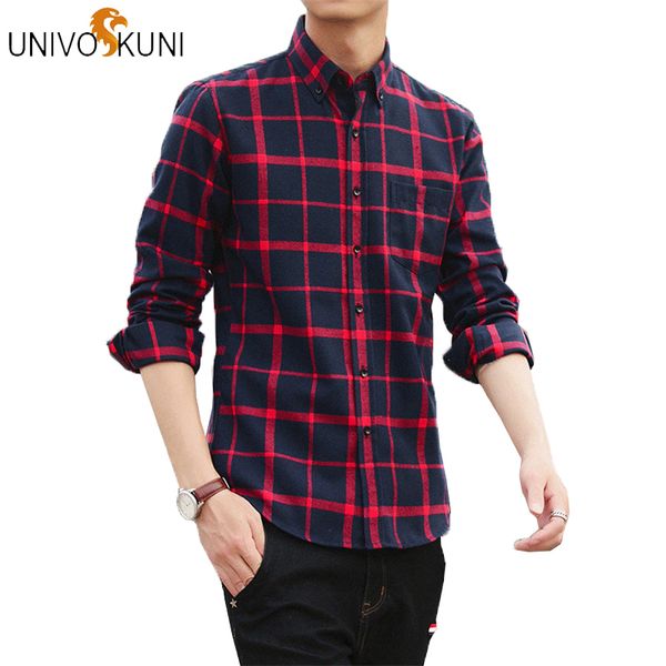 univos kuni 2018 new arrivals fashion brand men clothes casual shirts slim fit long sleeve shirt plaid mens social shirts h276, White;black
univos kuni 2018 new arrivals fashion brand men clothes casual shirts slim fit long sleeve shirt plaid mens social shirts h276, White;black