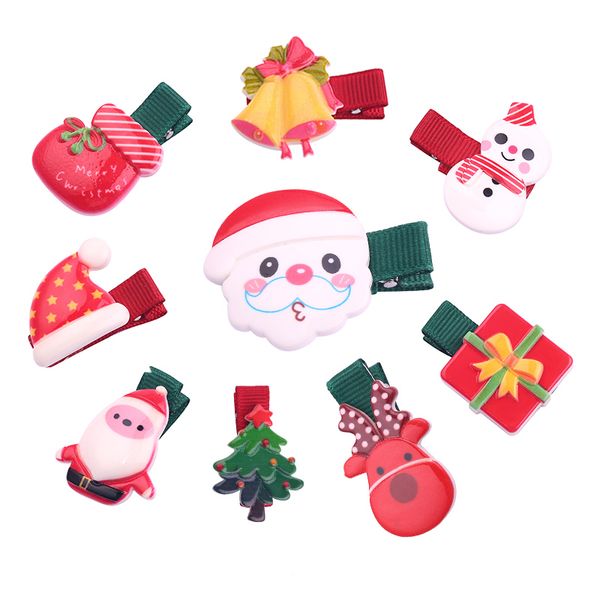 christmas lovely hair accessories christmas tree bells snowmen hats stockings hair clip gifts for kids children, Golden;white
christmas lovely hair accessories christmas tree bells snowmen hats stockings hair clip gifts for kids children, Golden;white