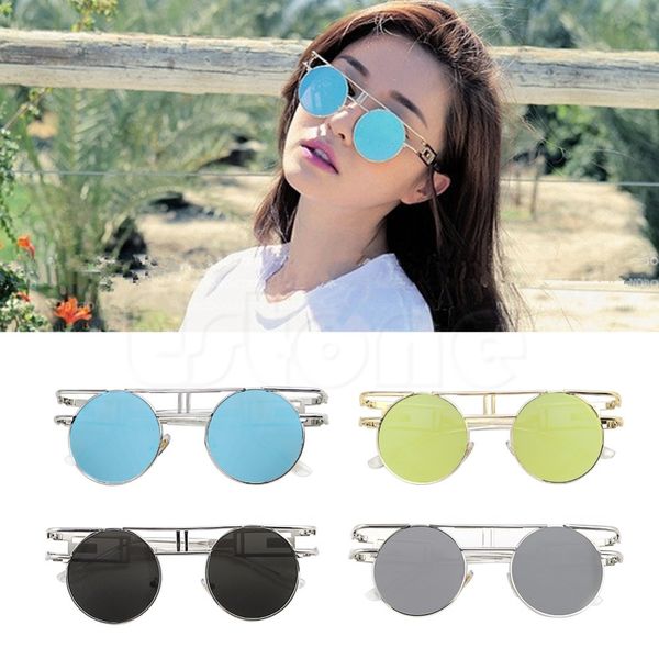 fashion round women sunglasses reflective glasses color mirror eyeglasses drop ship, White;black
fashion round women sunglasses reflective glasses color mirror eyeglasses drop ship, White;black