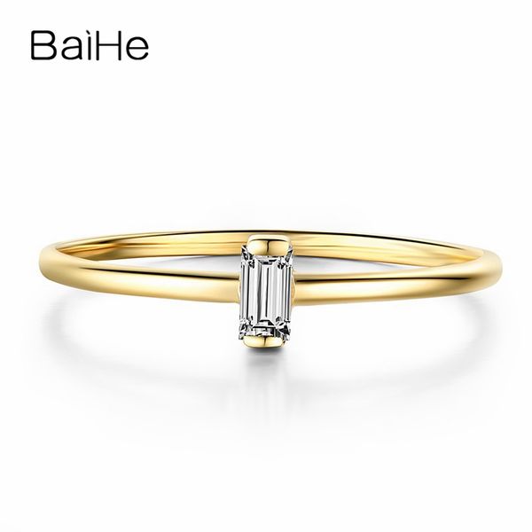 baihe solid 18k yellow gold(au585)0.05ct certified h/si round genuine natural diamonds wedding women trendy fine jewelry ring, Golden;silver
baihe solid 18k yellow gold(au585)0.05ct certified h/si round genuine natural diamonds wedding women trendy fine jewelry ring, Golden;silver