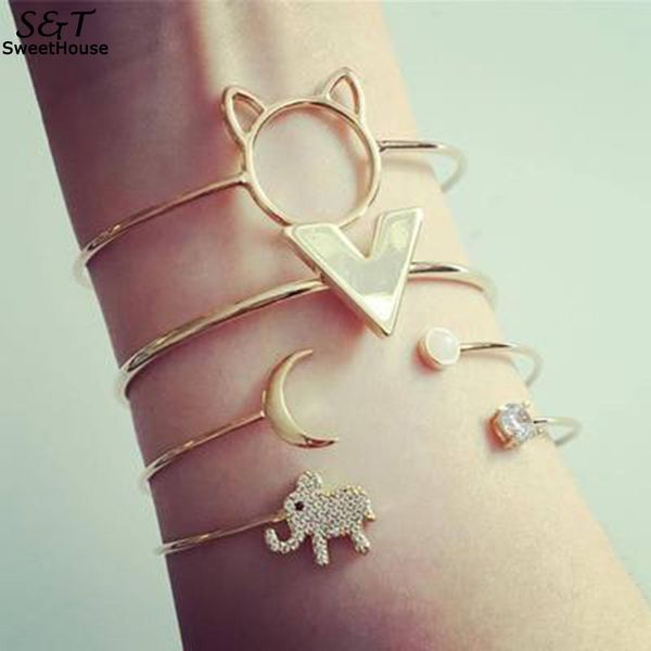 fanala bangles for women 2018 new bracelet set woman fashion rhinestone moon shape letters bangles mujer oro, White
fanala bangles for women 2018 new bracelet set woman fashion rhinestone moon shape letters bangles mujer oro, White
