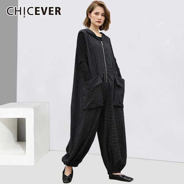chicever hooded striped trousers for women jumpsuit loose oversize two pocket autumn ankle length women's jumpsuits fashion new, Black;white
chicever hooded striped trousers for women jumpsuit loose oversize two pocket autumn ankle length women's jumpsuits fashion new, Black;white