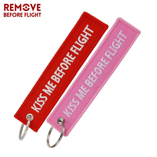 2 pcs fashion keychains llavero kiss me before flight llaveros keychain embroidery key fobs car key ring chain for motorcycle, Silver
2 pcs fashion keychains llavero kiss me before flight llaveros keychain embroidery key fobs car key ring chain for motorcycle, Silver