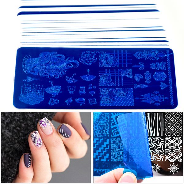 yicaire 1pc geometric peacock image stamping template stencils for nails, reusable rhombus nail art template manicure plate 435q, White
yicaire 1pc geometric peacock image stamping template stencils for nails, reusable rhombus nail art template manicure plate 435q, White