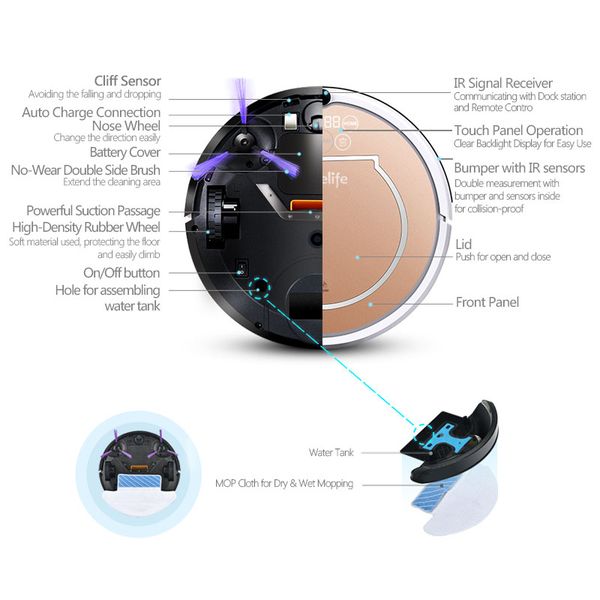 cyclone iseelife wet robot vacuum cleaner for home 2 in1 pro2s mop dry wet water tank 800pa auto cleaning smart robot aspirador
cyclone iseelife wet robot vacuum cleaner for home 2 in1 pro2s mop dry wet water tank 800pa auto cleaning smart robot aspirador