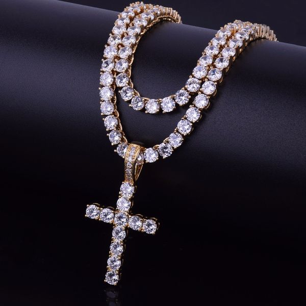 iced out zircon cross pendant with 4mm tennis chain necklace set men's hip hop jewelry gold silver cz pendant necklace set
iced out zircon cross pendant with 4mm tennis chain necklace set men's hip hop jewelry gold silver cz pendant necklace set