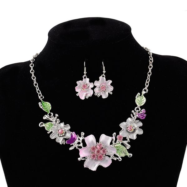 lufang fashion color femme party bridal wedding flower jewelry sets classic triangle bride necklace vintage maxi necklace women, Silver
lufang fashion color femme party bridal wedding flower jewelry sets classic triangle bride necklace vintage maxi necklace women, Silver