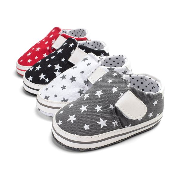2018 new style newborn baby infants girl boy star print soft canvas cotton outsole anti-slip hook&loop casual shoes #30, Black
2018 new style newborn baby infants girl boy star print soft canvas cotton outsole anti-slip hook&loop casual shoes #30, Black